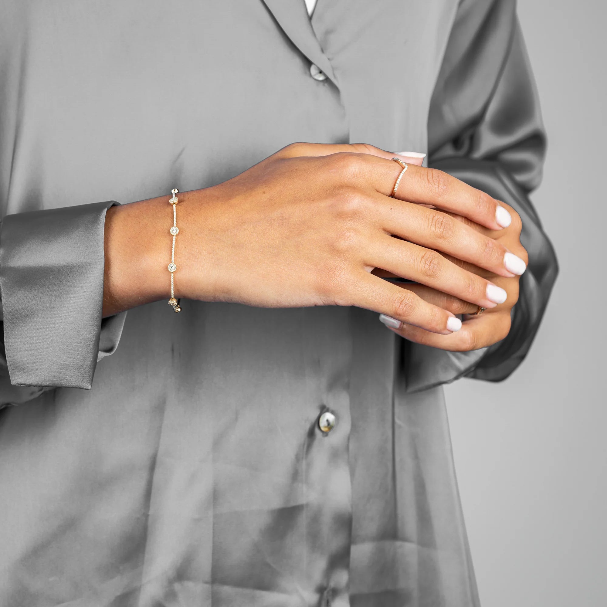 "Martini Cup" Diamond Bracelet ( 0.75 ct. tw.)