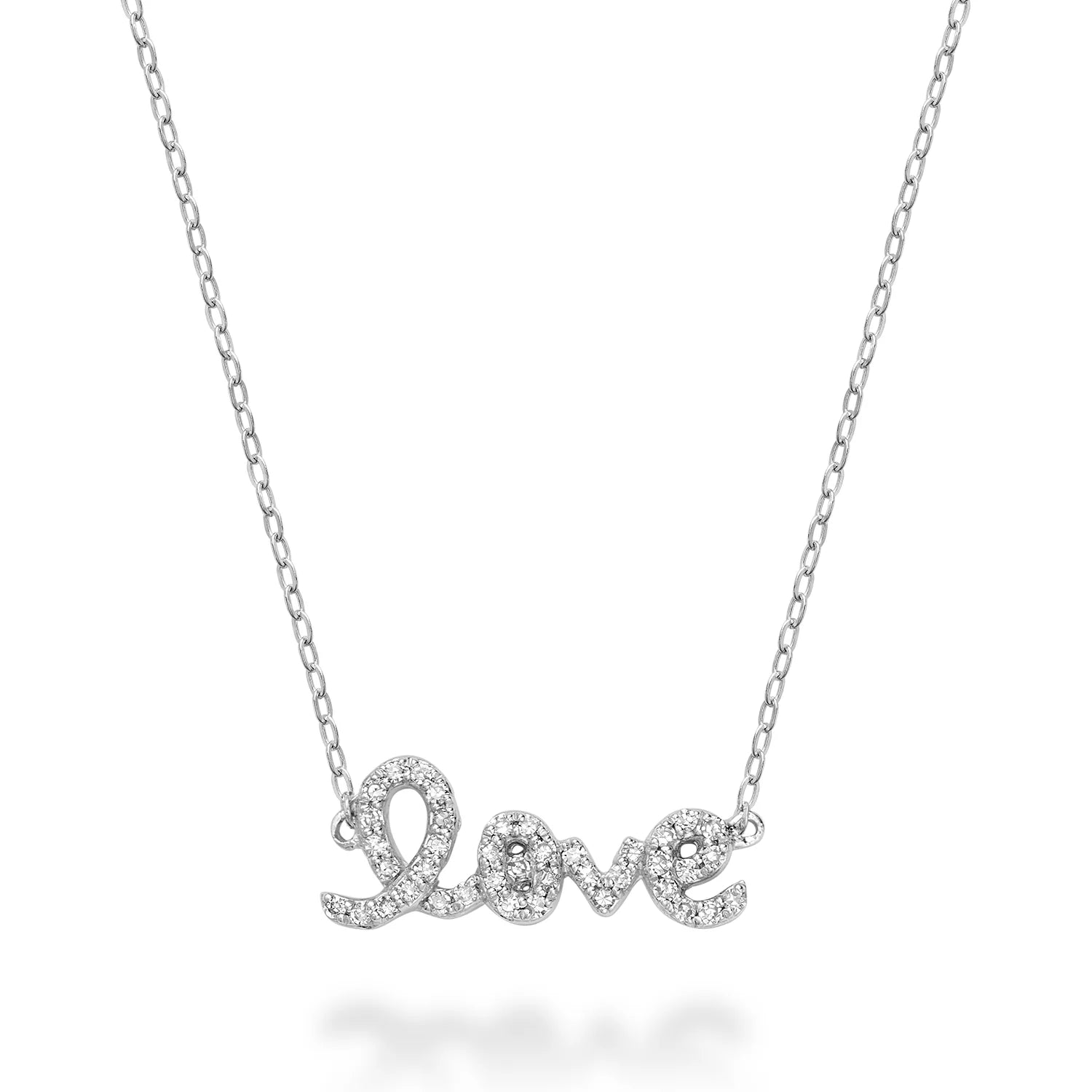 "Love" Diamond Necklace