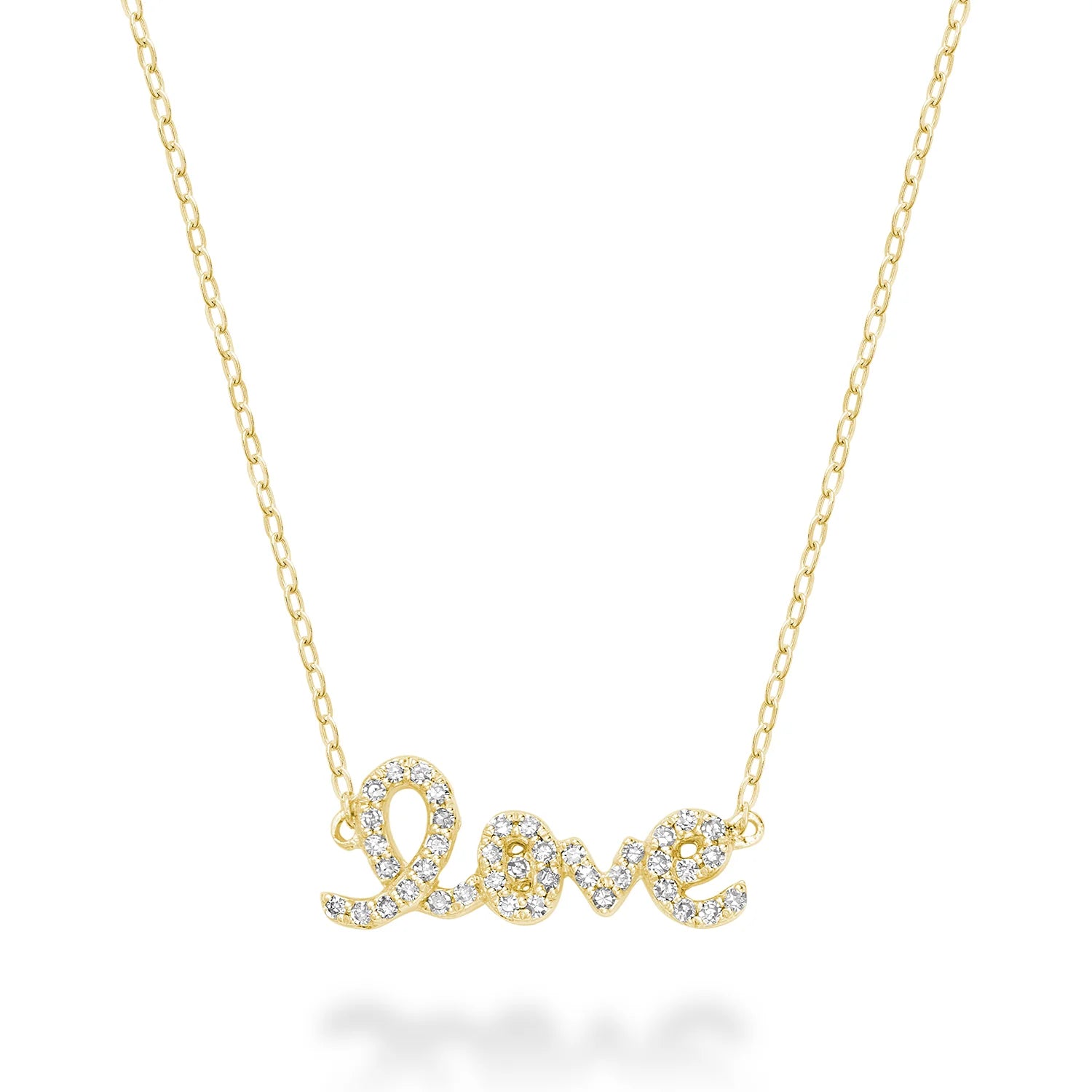 "Love" Diamond Necklace