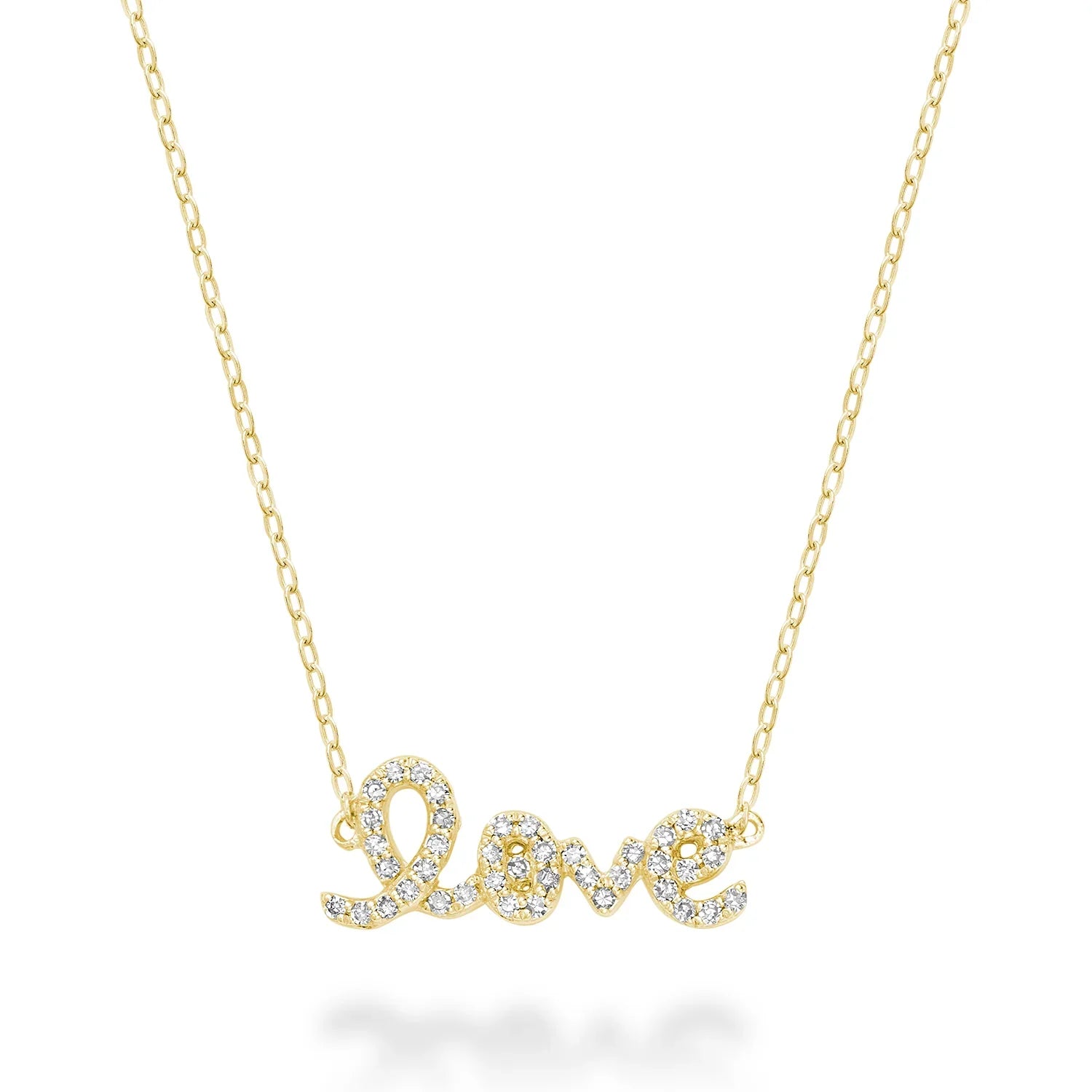 "Love" Diamond Necklace