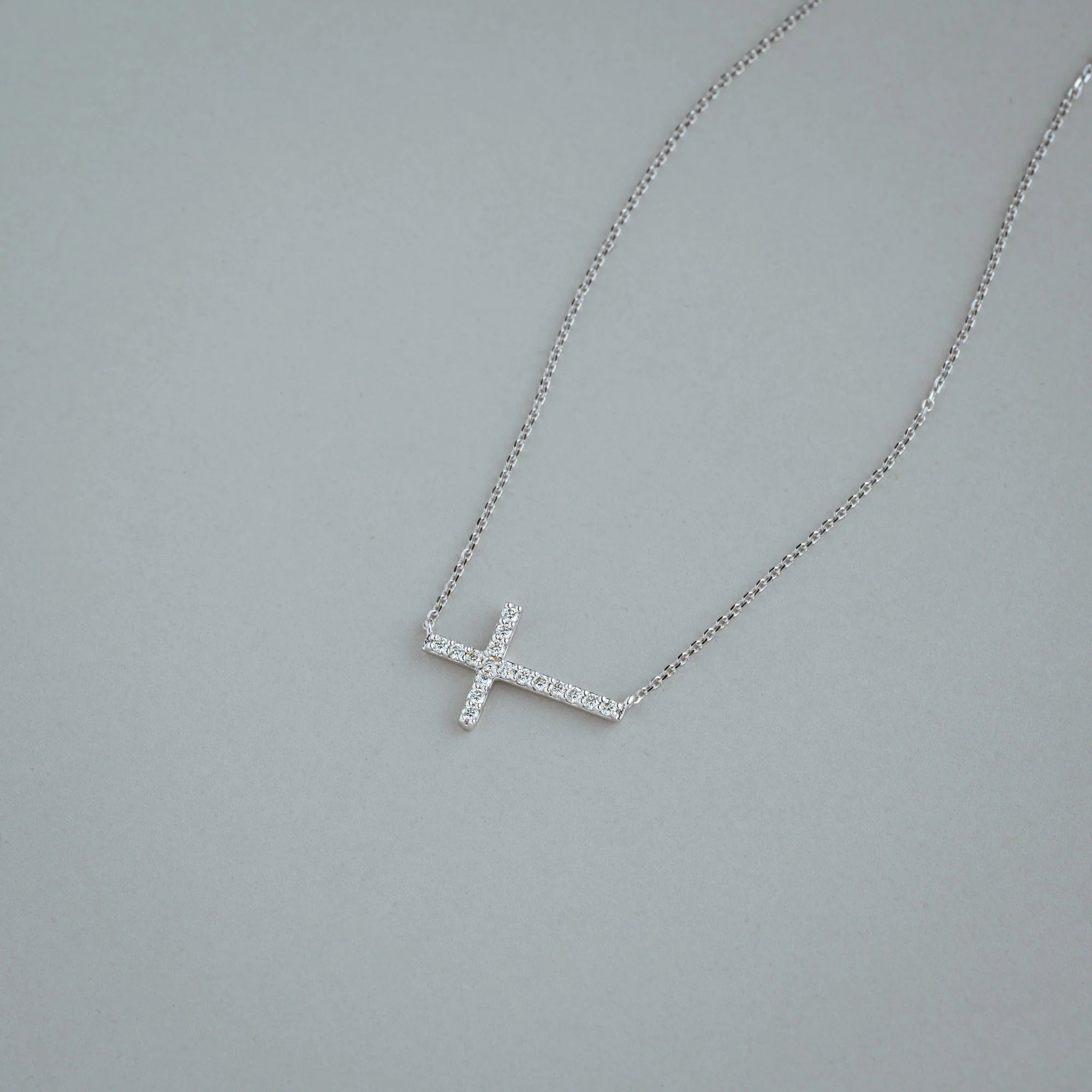 Cross Diamond Necklace