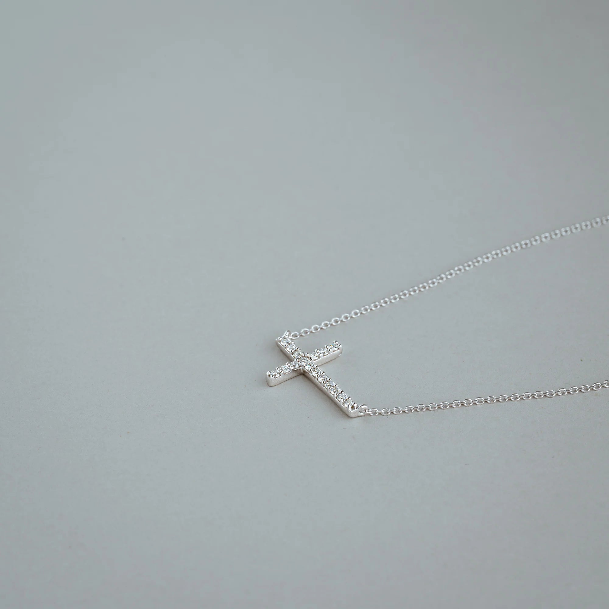 Cross Diamond Necklace