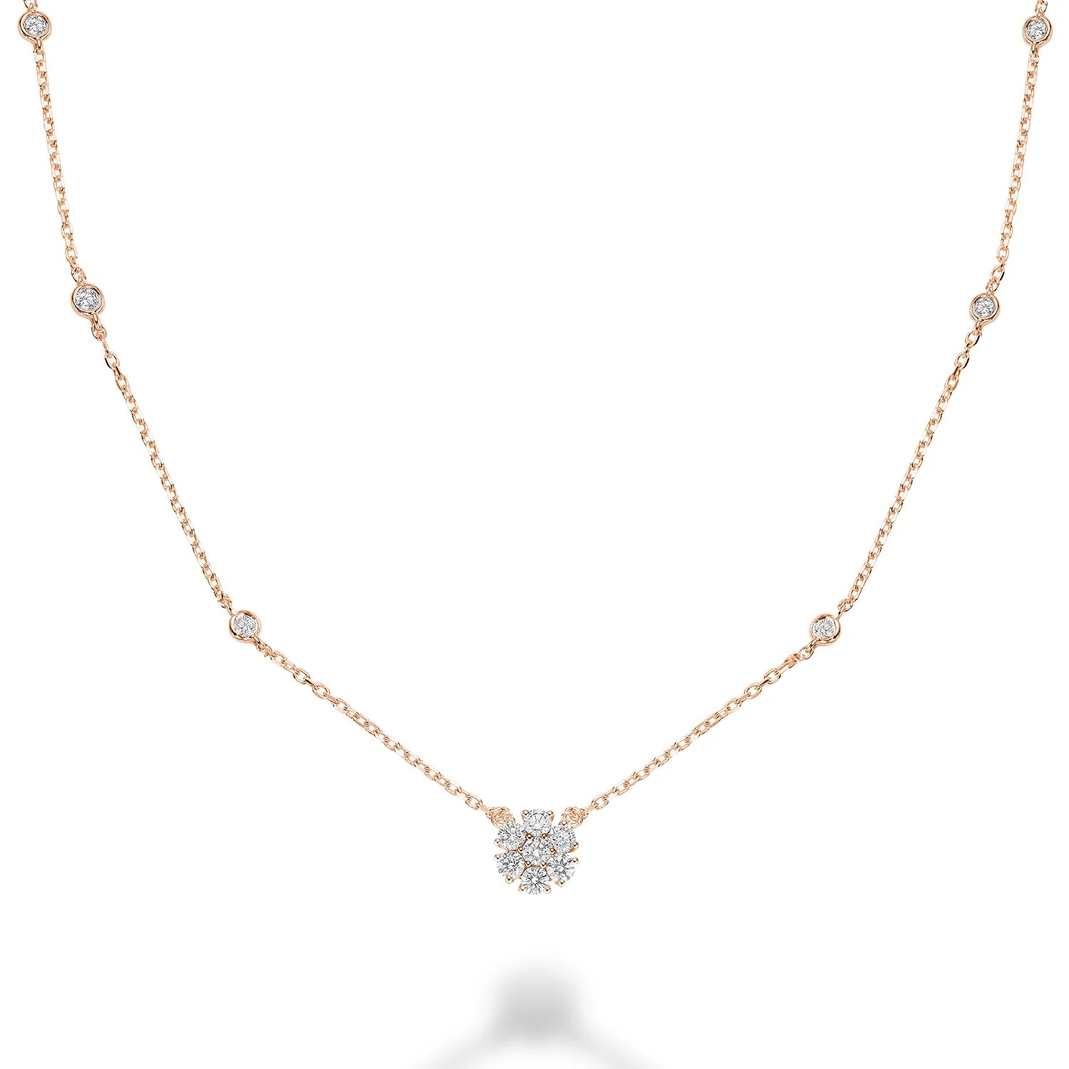 "Fiore" Diamond Necklace ( 0.75 Ct. Tw. )