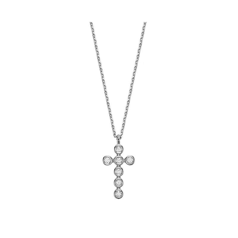 Faith Cross Diamond Necklace