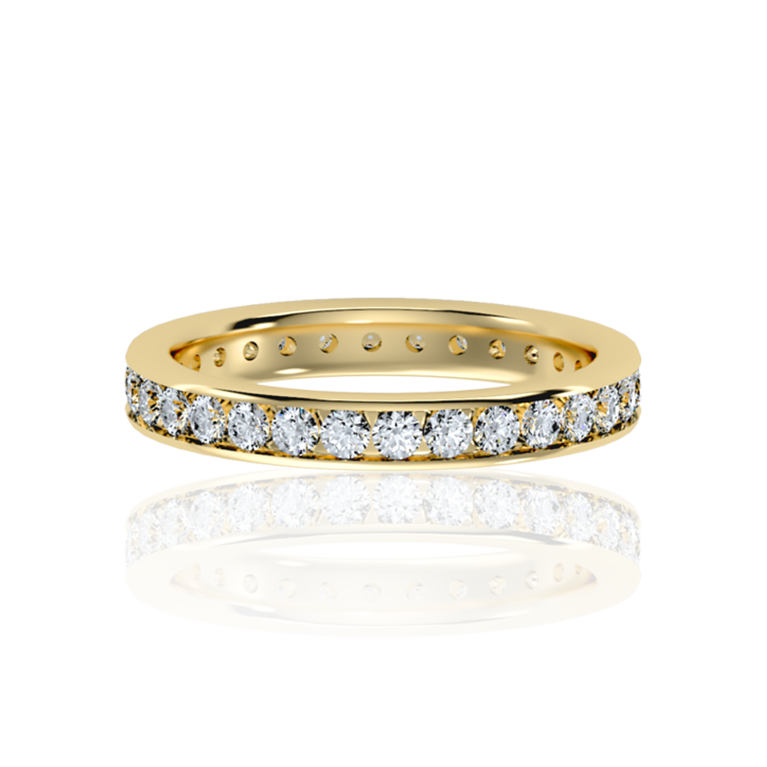 Italian Channel Set Diamond Eternity Ring  (1 ct. tw.)