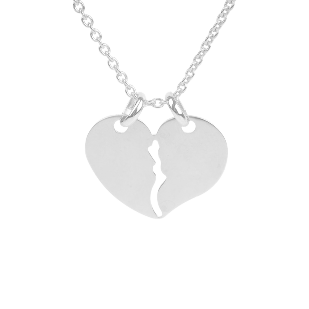 Gold Friendship Heart Pendant