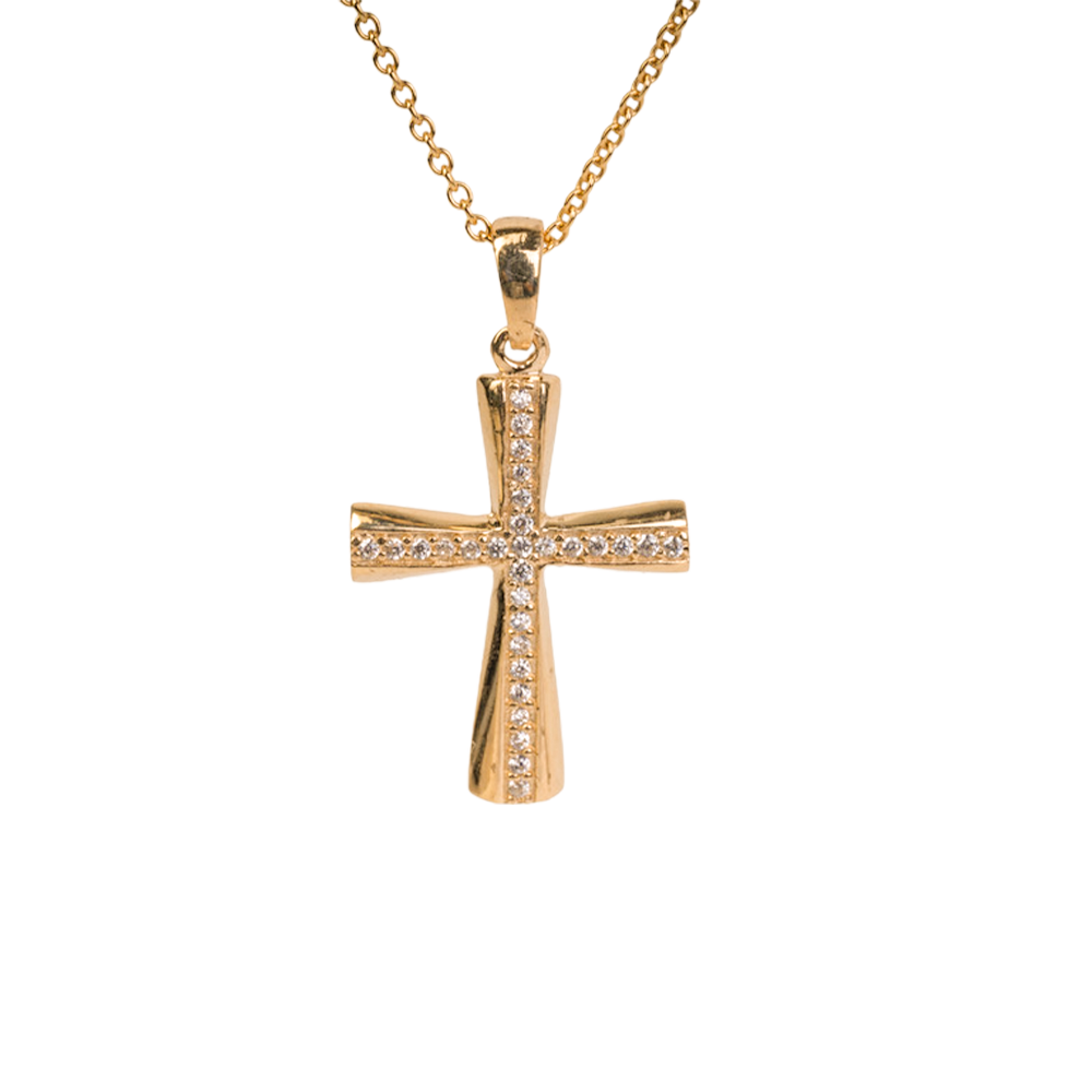 10k Yellow Gold Cross