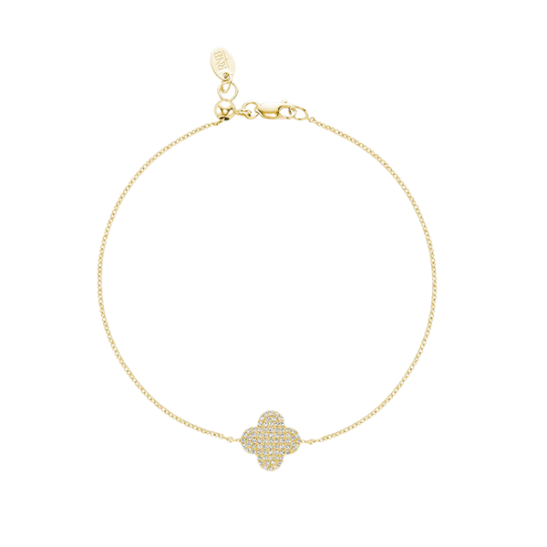 Diamond Clover Bracelet