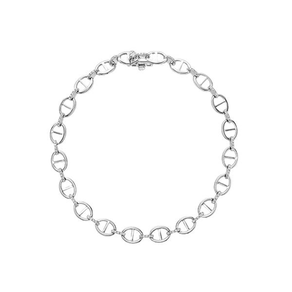 "Edith Link" Diamond Bracelet