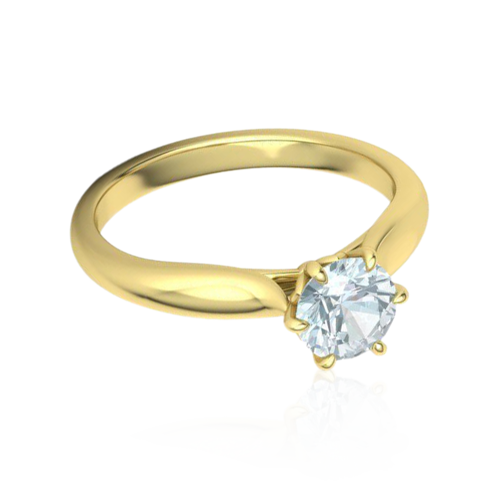 "Harmony" Natural Diamond Engagement Ring