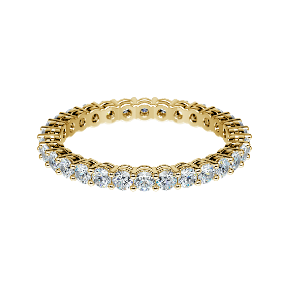 Classic Diamond Eternity Band In Yellow Gold ( 2 ct. tw. )