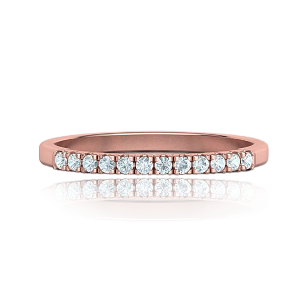 Stackable Eternity Ring in Rose Gold