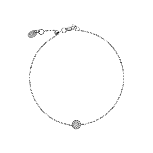 Round Pave Diamond Bracelet