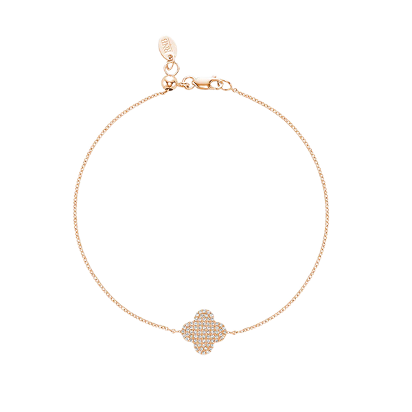 Diamond Clover Bracelet