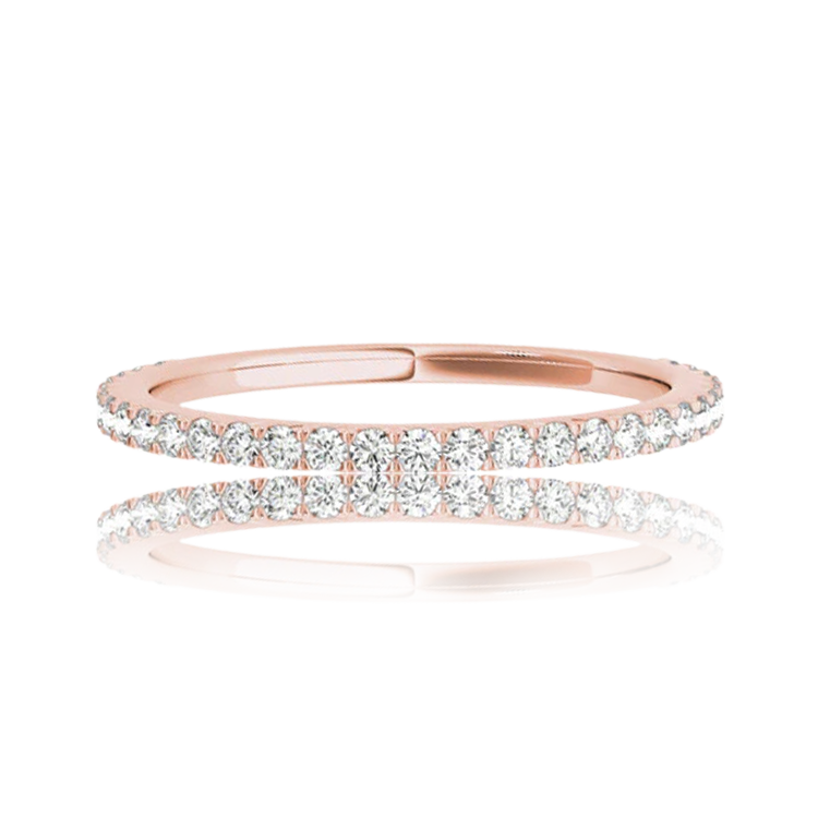 Whispering Stackable Eternity Diamond Ring