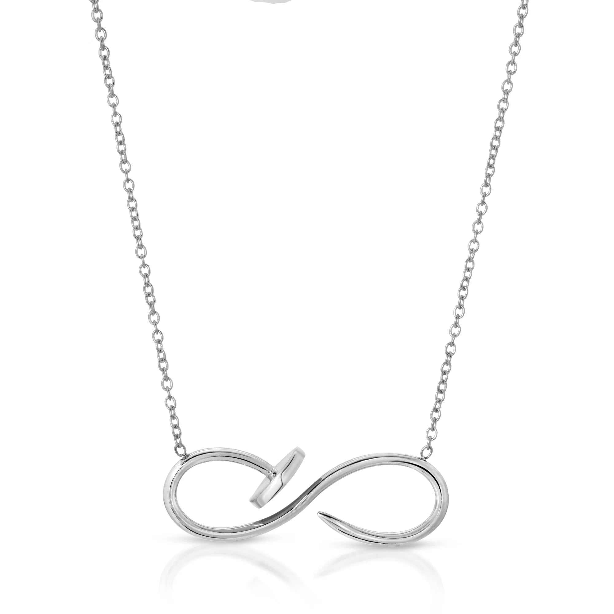 “Clou de l’infini” 14-karat gold infinity necklace