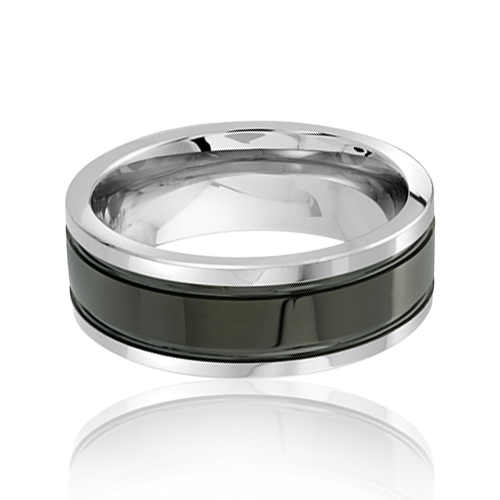 "Nightfall Eclipse" Tungsten Men's Ring 8mm