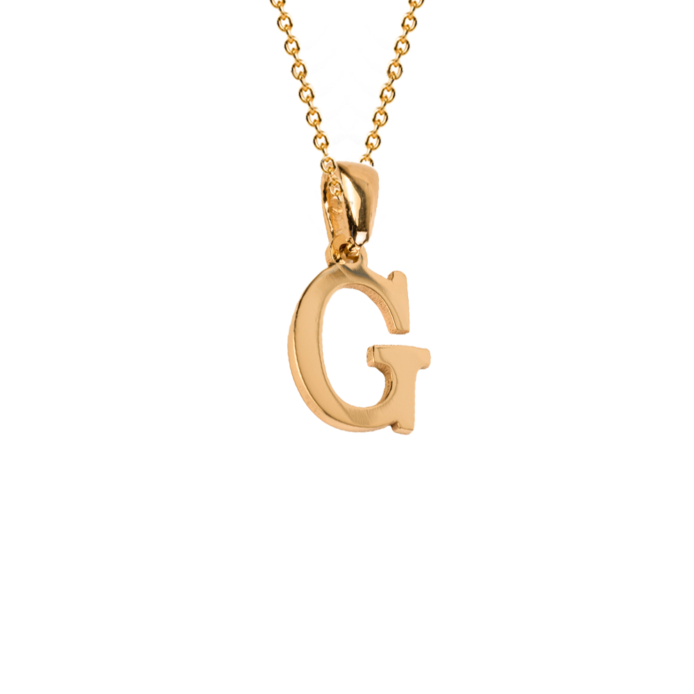 "Personalized Elegance" 10k Yellow Gold Initials (A to Z collection)