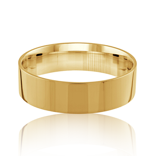 "Comfort Fit" Unisex Wedding Band 6mm