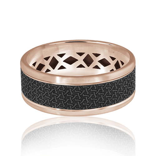 "DevineOra" Men's Wedding Ring, 8mm