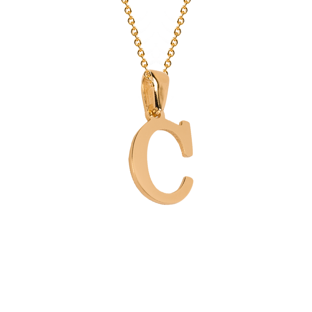 "Personalized Elegance" 10k Yellow Gold Initials (A to Z collection)