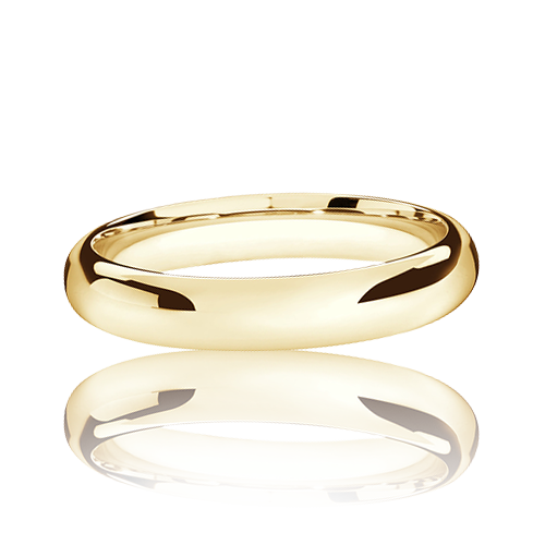 "Premium Harmony Fit" Unisex Wedding Band 4mm