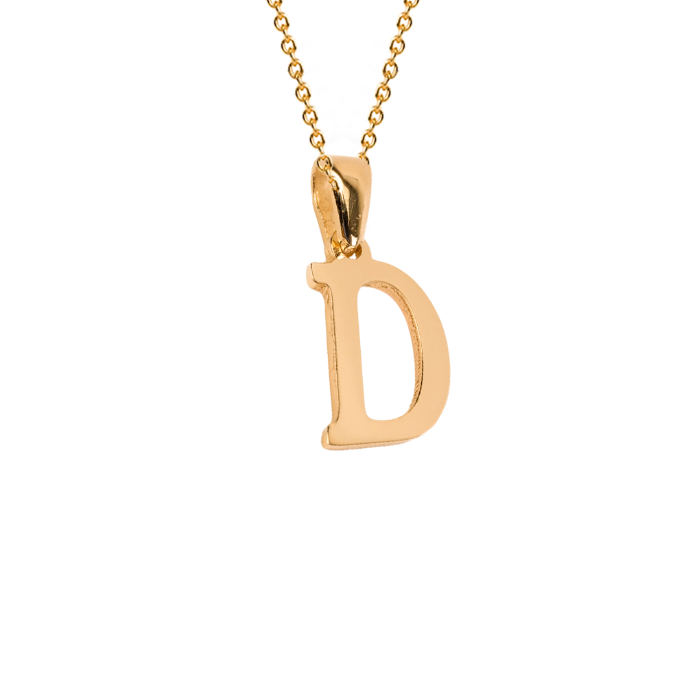 "Personalized Elegance" 10k Yellow Gold Initials (A to Z collection)