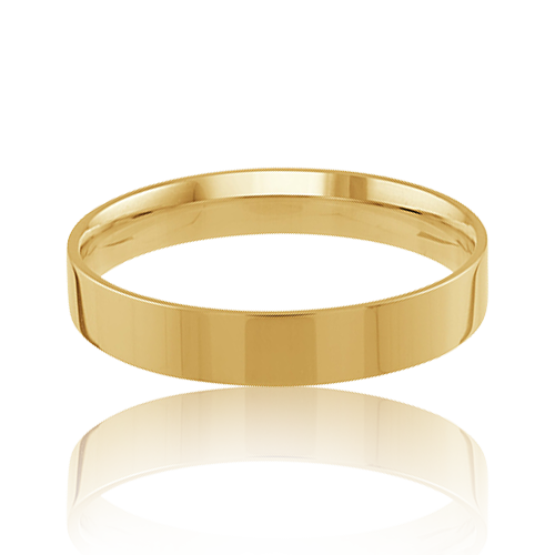 "Comfort Fit" Unisex Wedding Band 4mm