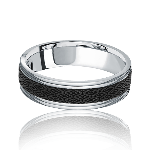 "Opulence" Men's Wedding Ring, 6mm