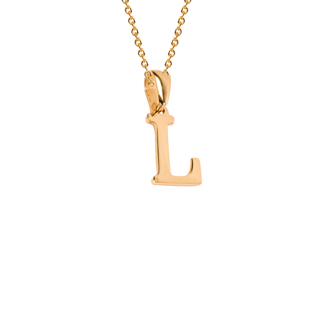 "Personalized Elegance" 10k Yellow Gold Initials (A to Z collection)