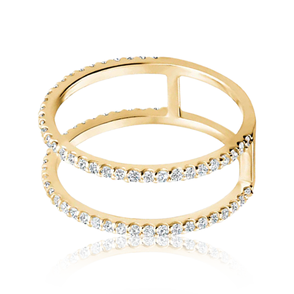 "Bliss" Diamond Twin Eternity Ring