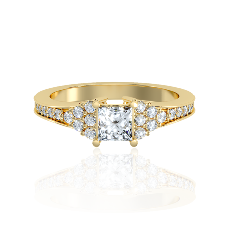 Luxury Brilliance In Yellow Gold ( 1 Ct. Tw. )