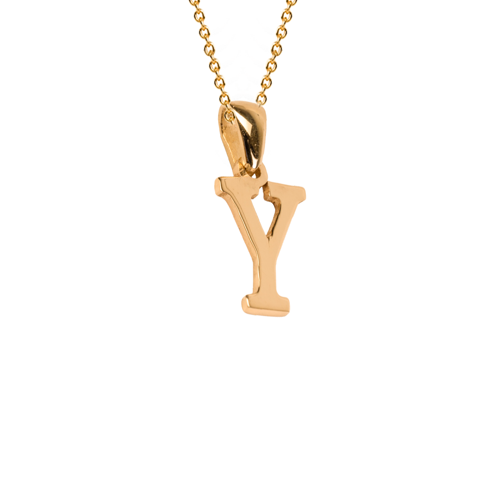 "Personalized Elegance" 10k Yellow Gold Initials (A to Z collection)