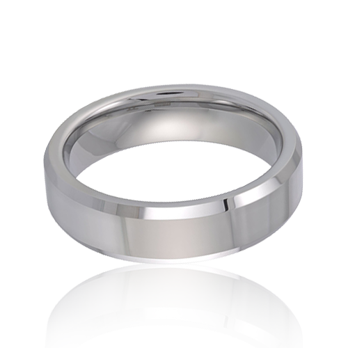 "Obsidian Horizon" Tungsten Men's Ring 6mm
