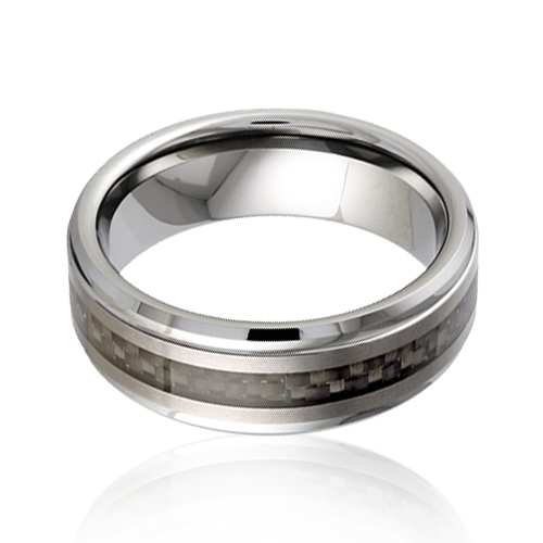 "Sleek Horizon" Tungsten Men's Ring 8mm