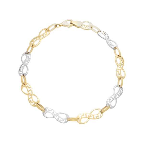 2-Tone Infinity Bracelet