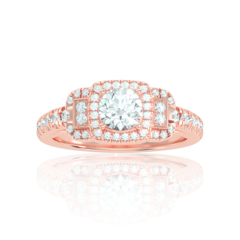 "Cosmopolitan Halo Glow" ( 1.25 Ct. Tw. )