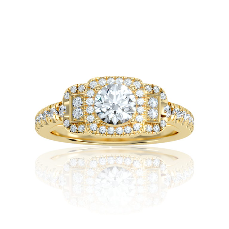 "Cosmopolitan Halo Glow" ( 1.25 Ct. Tw. )