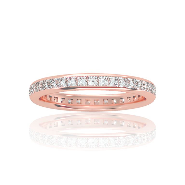 "Self Love" Eternity Band  in Yellow, Rose or White Gold