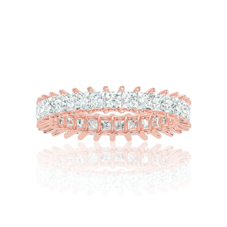 Riviera Princess Diamond Eternity Ring (2 Ct. Wt.) In Yellow, Rose or White Gold