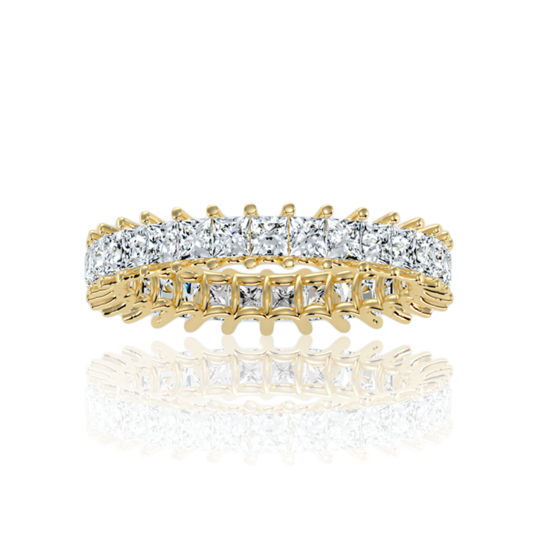 Princess Cut Diamond Eternity Band ( 2Ct. Wt. )