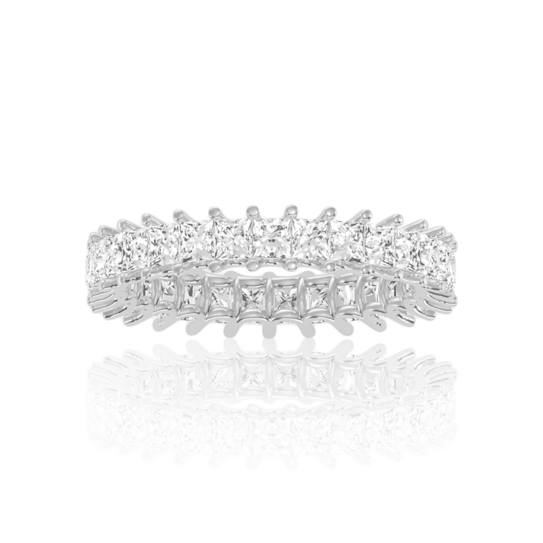 Princess Cut Diamond Eternity Band  ( 2Ct. Tw. )