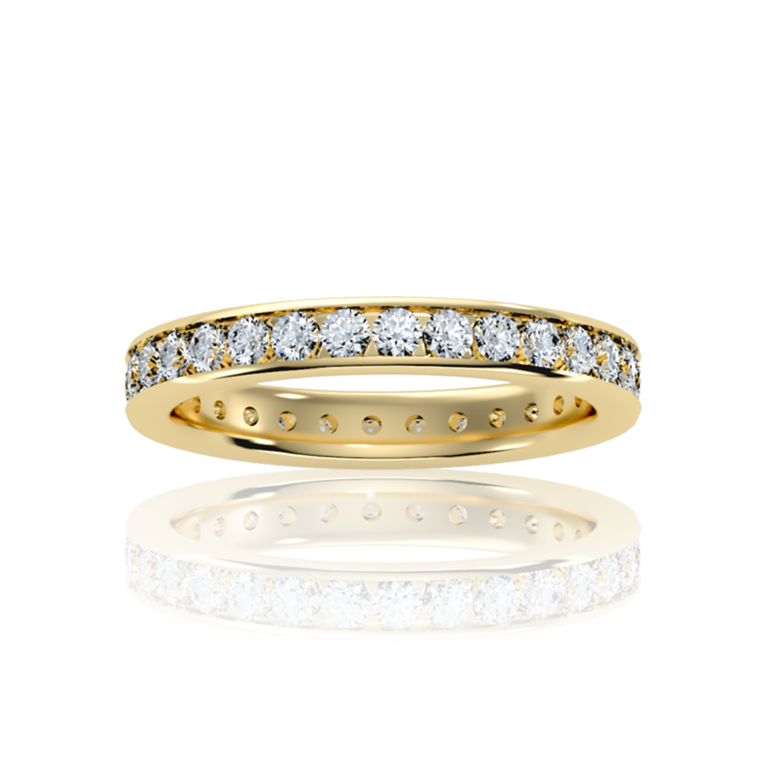 Italian Channel Set Diamond Eternity Ring  (1 ct. tw.)