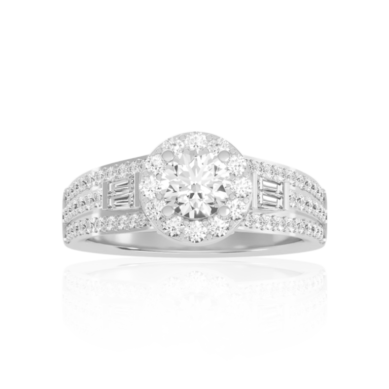 "The Elegance" ( 1.46 Ct. Tw. ) In 10k, 14k, and 18k Gold