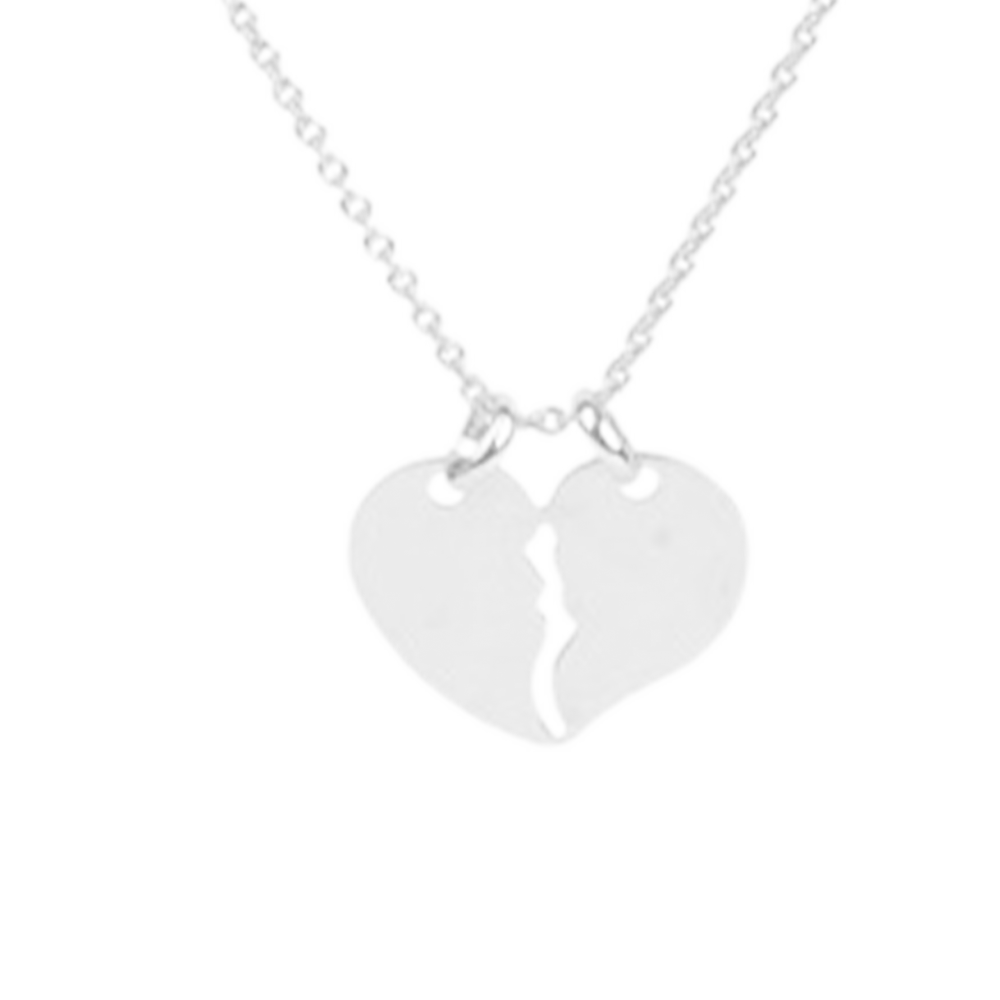 Gold Friendship Heart Pendant