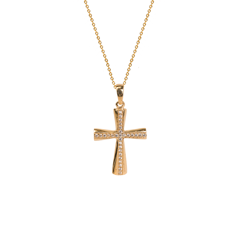 10k Yellow Gold Cross