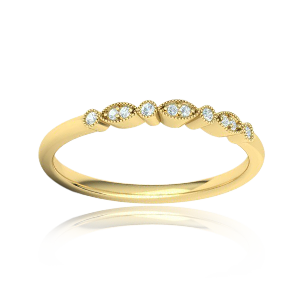 Stackable Migrain Lab Diamond Ring