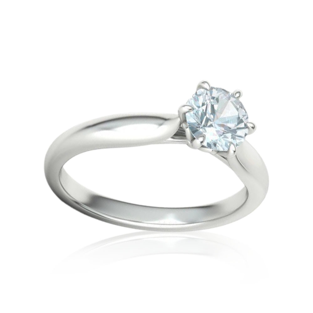 "Harmony" Natural Diamond Engagement Ring