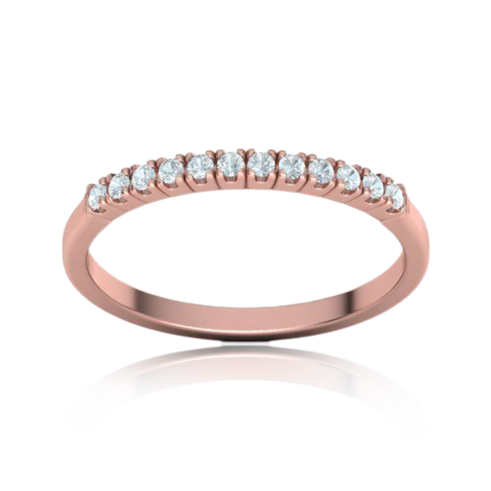 Stackable Eternity Ring in Rose Gold