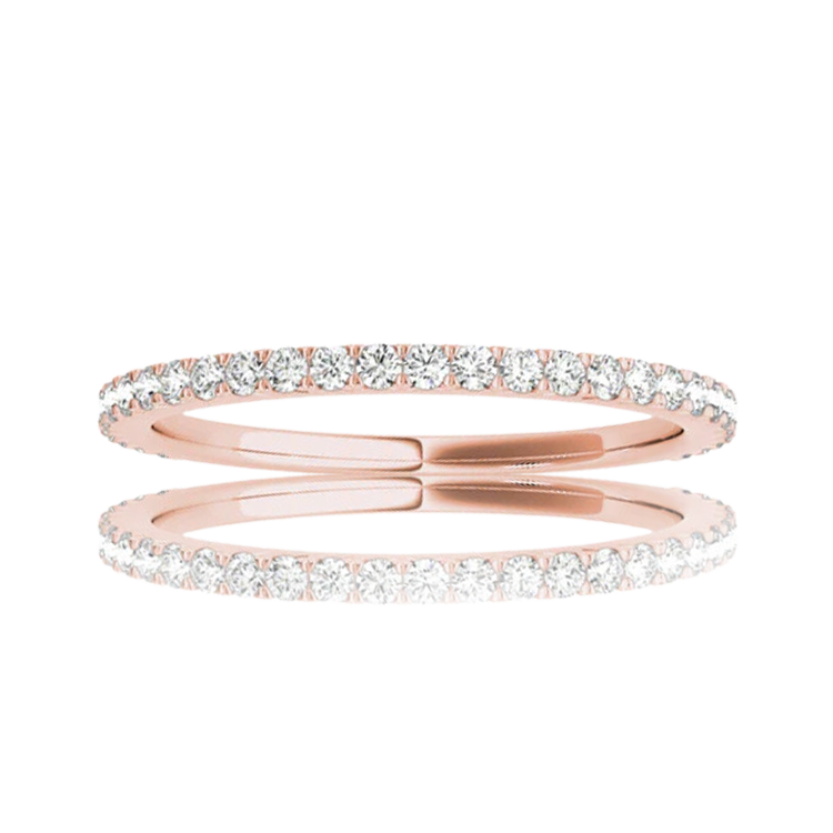 Whispering Stackable Eternity Diamond Ring